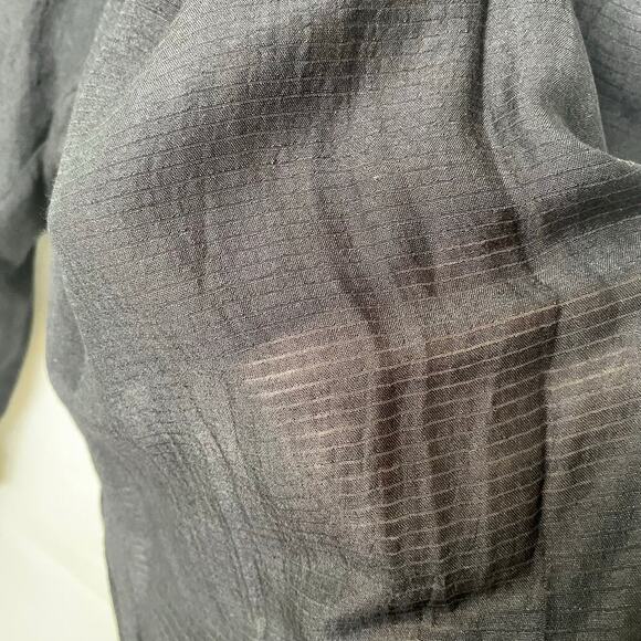 Paul Ropp Women's Black Silk Pants Vintage Size 3 US Y2K 90s Regular Fit NEW - Picture 10 of 12